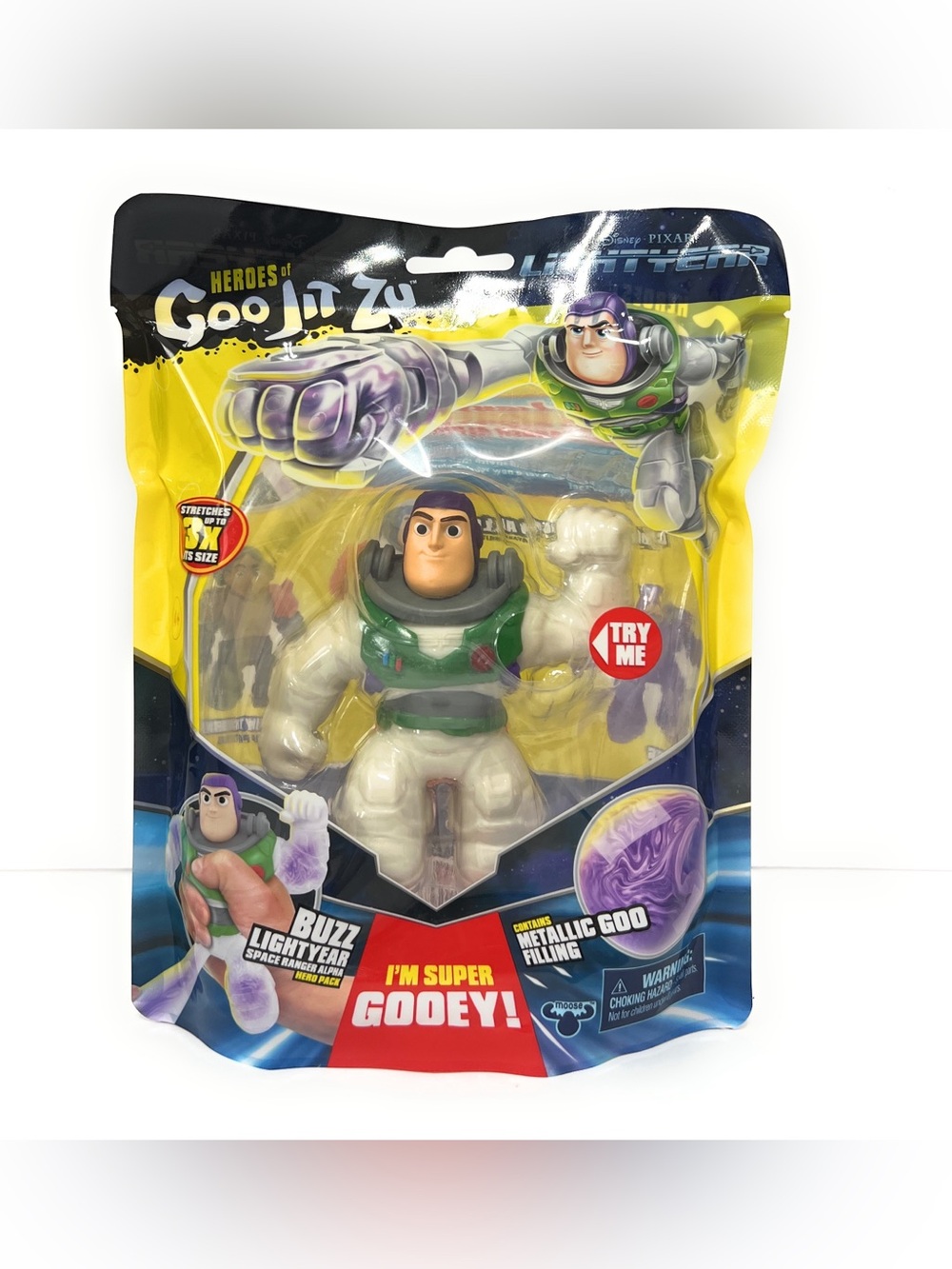 Heroes of Goo Jit Zu BUZZ LIGHTYEAR Space Ranger Alpha Hero. Disney. Sealed New!